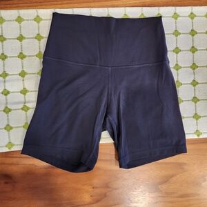 Women's Black High-Waisted Shorts